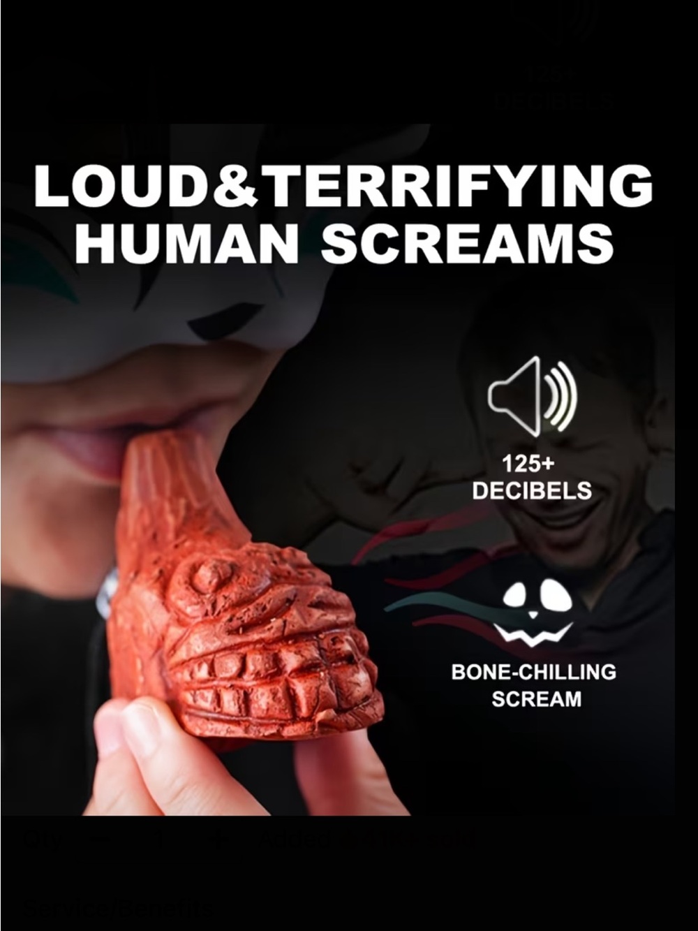 Loud Aztec
Death Whistle - Up to 125+ Decibels